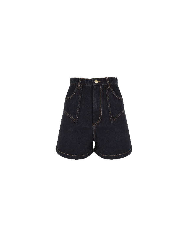 CLOVER DENIM SHORT BLACK