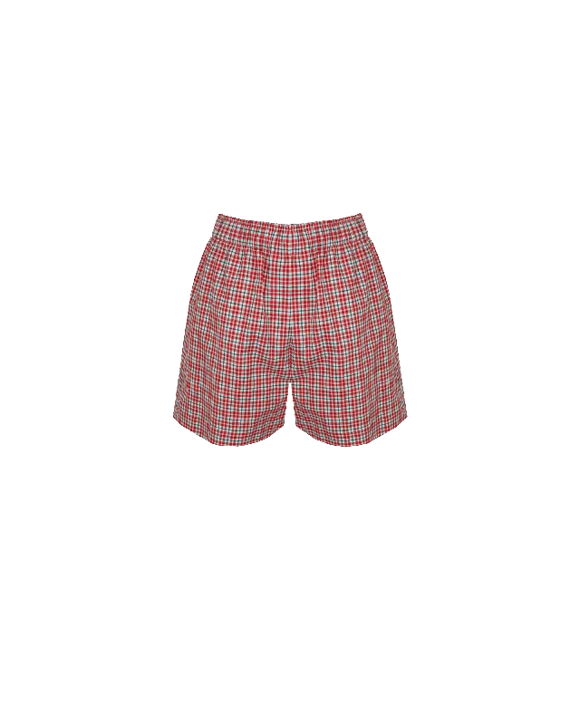 IDA SHORT BLUE RASPBERRY TARTAN