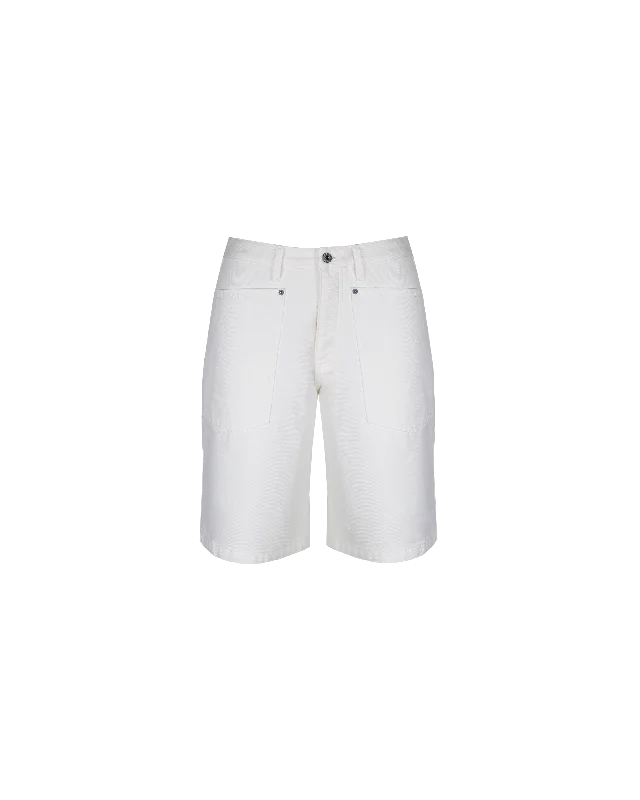 MERCI DENIM SHORT WHITE