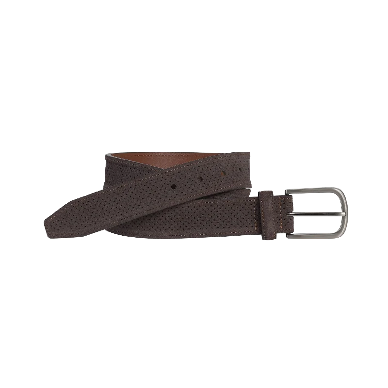 Perfed Suede Belt